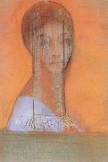 Odilon Redon Veiled Woman (mk19) oil painting on canvas